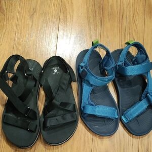 Shade & Shore/Target Kids Sandals - Black and Blue